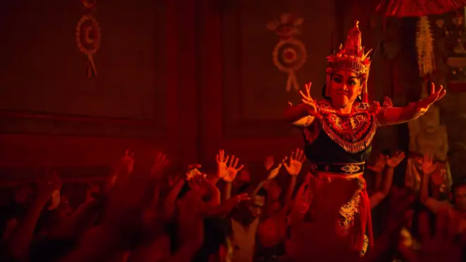 Pertunjukan tari kecak di Ubud pada Februari 2016.