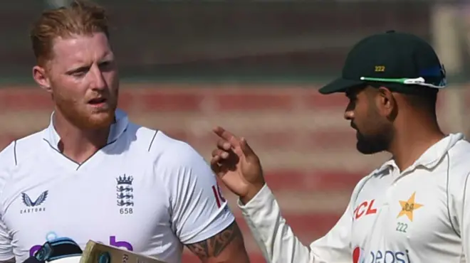 بابر اعظم اور بین سٹوکس