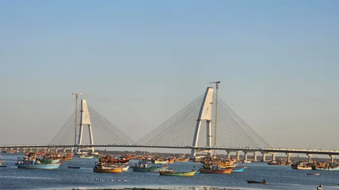 દ્વારકાનો નવો બની રહેલો બ્રિજ
