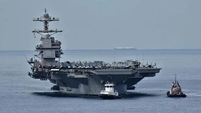 حرکت ناو یو‌اس‌اس جرالد آر. فورد به سمت خاورمیانه