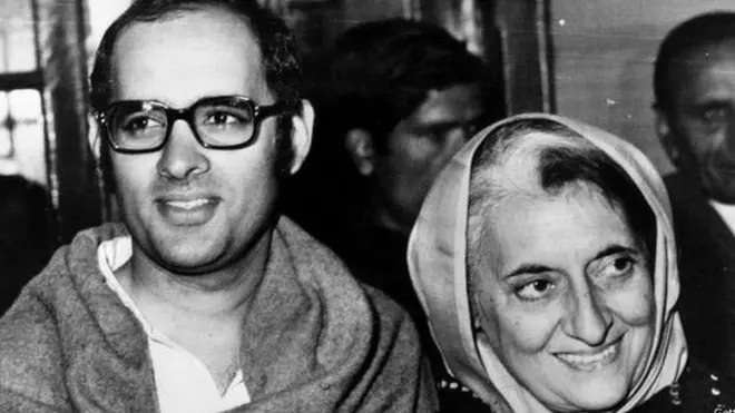 संजय और इंदिरा गांधी