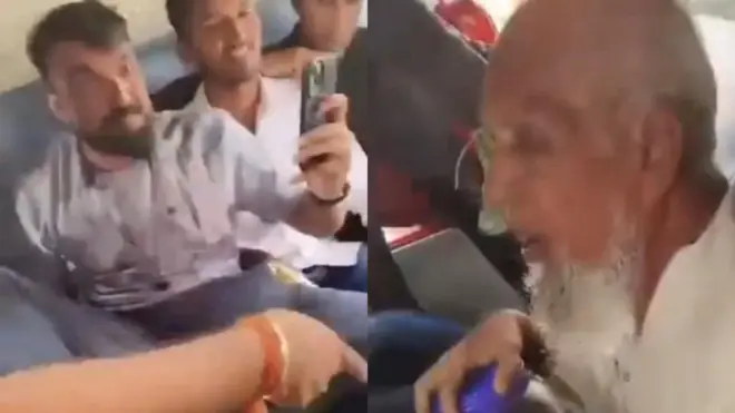 రైలులో వృద్ధునిపై దాడి