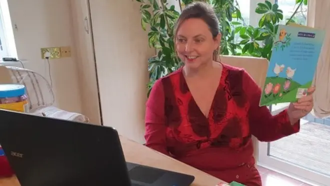 Virtual nanny Antoinette Wood says she plans the lessons very carefully