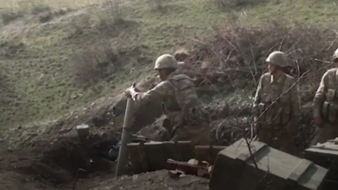 Војници у Нагорно-Карабаху