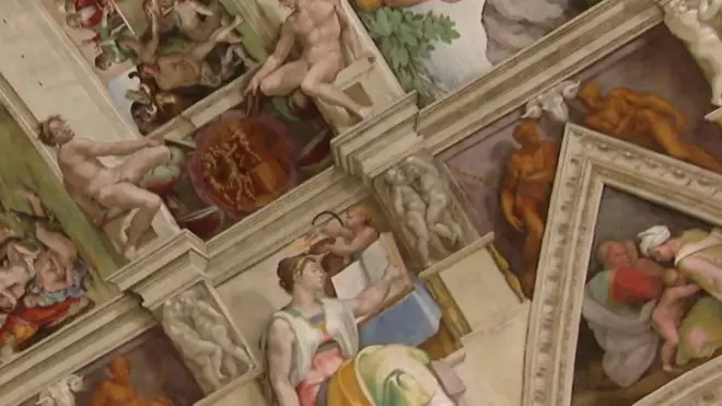 西斯廷教堂天頂壁畫