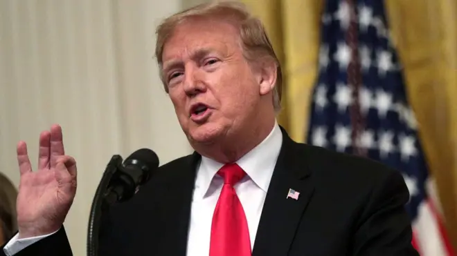 US President Donald Trump