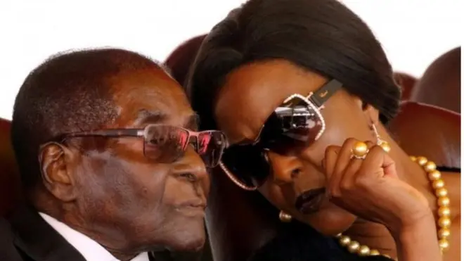 Роберт Мугабе и Грейс Мугабе