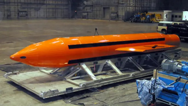 การทดสอบระเบิด GBU-43/B เมื่อปี 2003 ในรัฐฟลอริดา