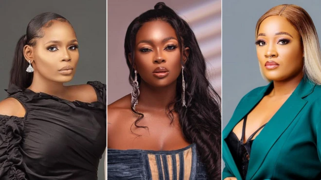 Kaisha [left] Ka3na [middle] 'Lucy [right]