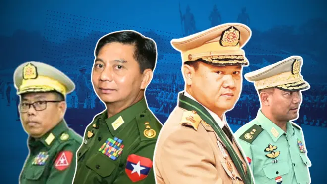 ရွေးကောက်ပွဲဝင်ဖို့အနားပေးလိုက်တဲ့ စစ်ဗိုလ်ချုပ်တွေနေရာမှာ အစားထိုးခန့်အပ်မှုတွေလုပ်လိုက်တဲ့အတွက်ထိပ်တန်းစစ်ဘက်ရာထူးအပြောင်းအလဲတွေဖြစ်ပေါ်