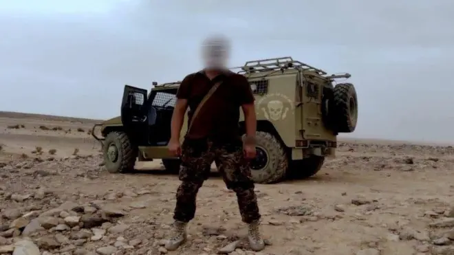 Wagner fighter in Libya