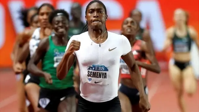 Semenya también ha sido ganadora tres veces del título mundial de los 800 metros planos.