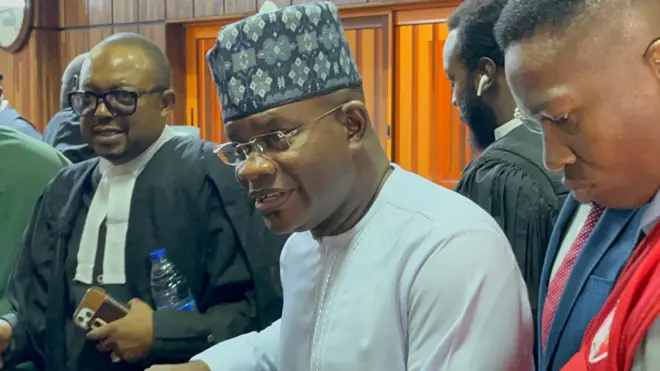 Yahaya Bello in court