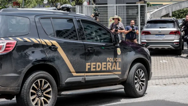 Viatura da Polícia Federal.