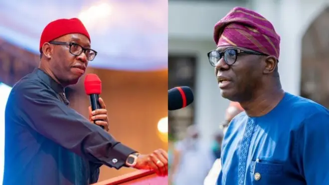 Sanwo olu ati Okowa