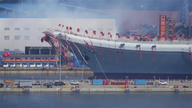 Meli hiyo ya kivita ilizinduliwa Dalian