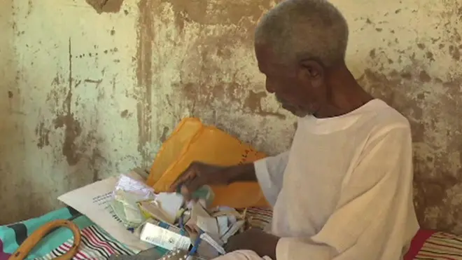 مريض من السودان