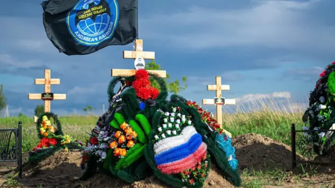 могила погибшего