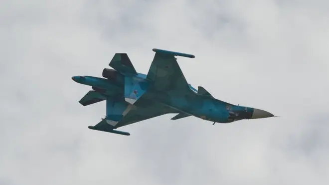 Су-34 на навчаннях