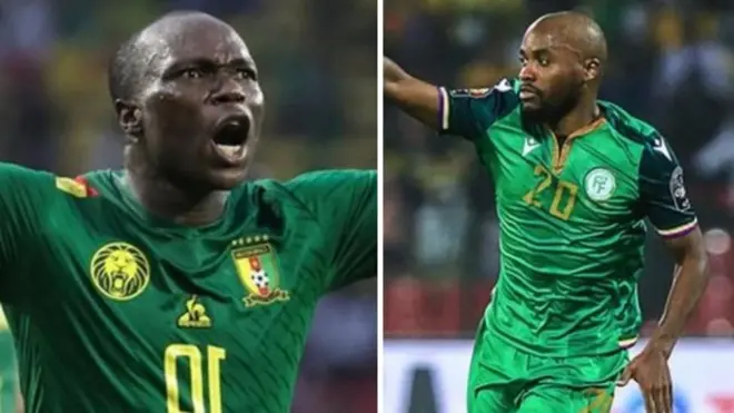 Cameroon and Comoros player