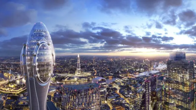 Согласно плану, высота здания "Тюлип" (Тюльпан) составит 305,3 м