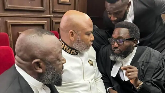 Nnamdi Kanu àtàwọn agbẹjọ́rò rẹ̀