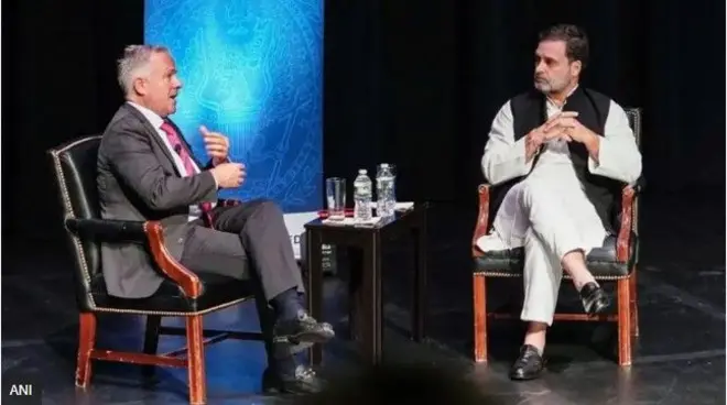 राहुल गांधी यांचा अमेरिका दौरा 