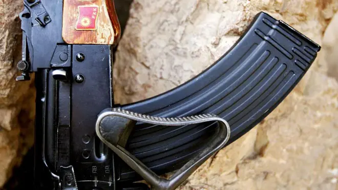 PKK'ya ait bir silah