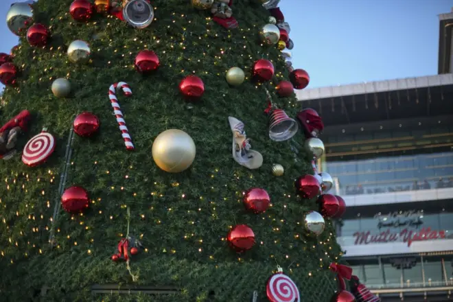 Christmas tree in Ankara