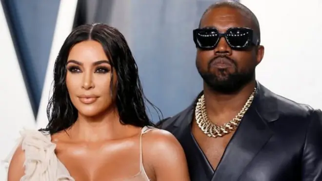 Kim Kardashian West na Kanye West
