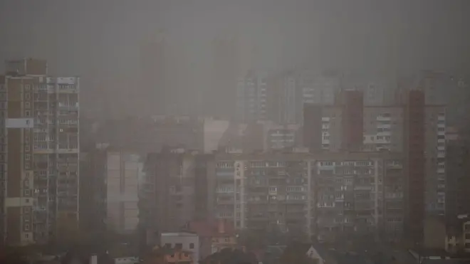 Запахи гари в Киеве