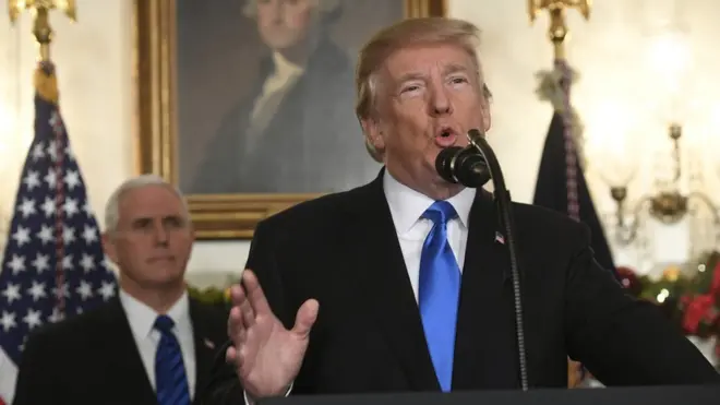 Trump: "Esto no es más que el reconocimiento de la realidad".