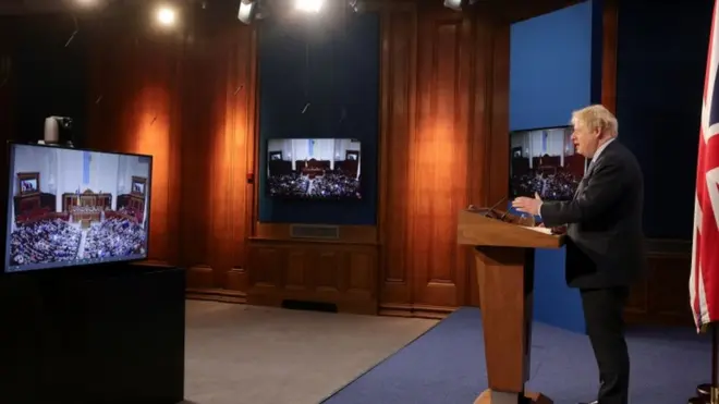 Борис Джонсон у Раді