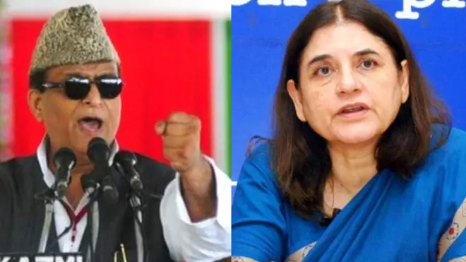 आज़म ख़ान और मेनका गांधी