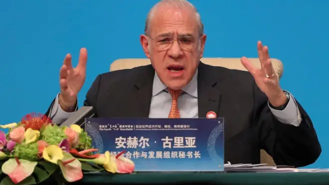 Organization for Economic Cooperation and Development (OECD) Secretary-General Angel Gurria.