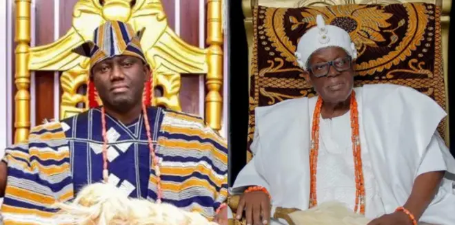 Aworan Alaafin oyo ati Olubadan ti ilẹ Ibadan