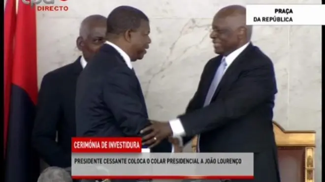 Joao Lourenco alikula kiapo baada ya chama tawala cha MPLA kushinda uchaguzi.
