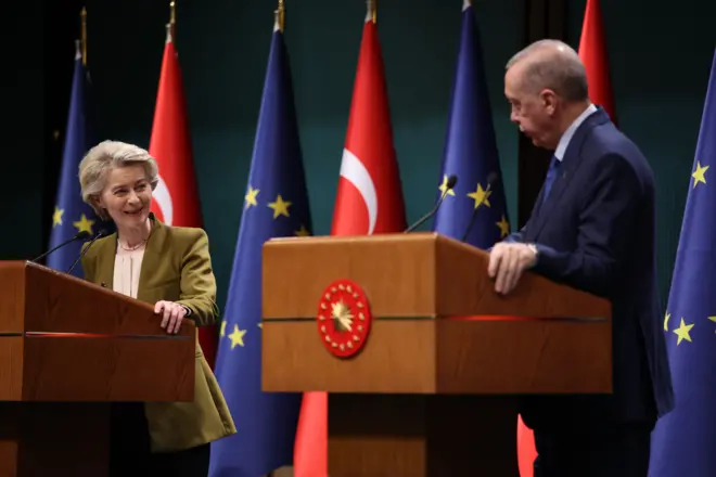 Avrupa Komisyonu Başkanı Ursula von der Leyen en son Aralık 2024'te Türkiye'yi ziyaret etmiş ve Cumhurbaşkanı Recep Tayyip Erdoğan ile görüşmüştü 