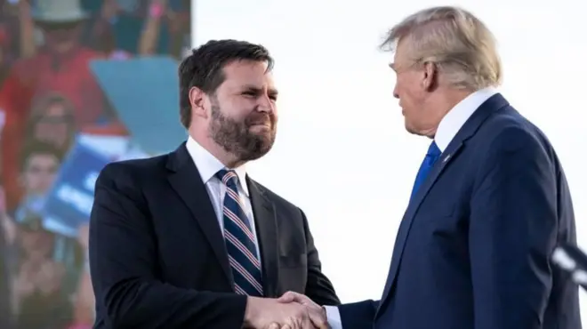JD Vance and Donald Trump