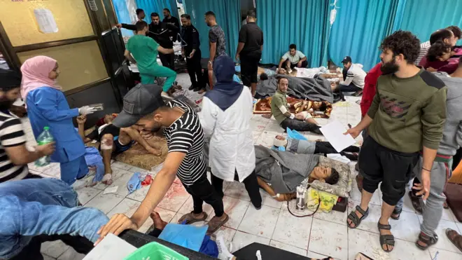 Imagen tomada dentro del hospital el 16 de noviembre.