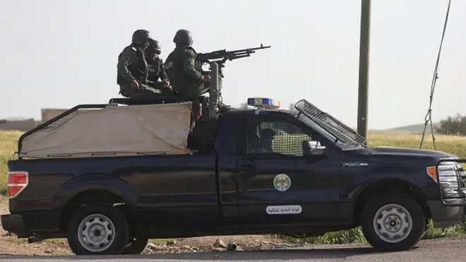 (أرشيفية) أفراد من حرس الحدود الأردني