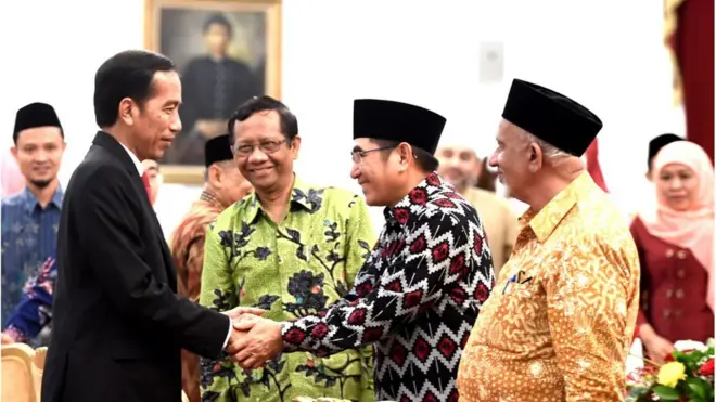 Presiden Jokowi mengundang pemimpin 20 ormas Islam ke Istana Merdeka, pada Rabu (09/11).