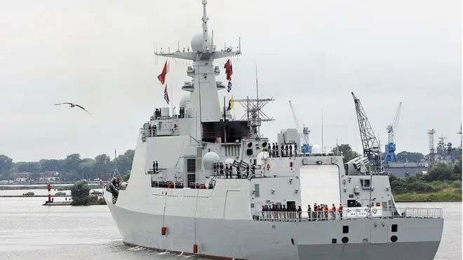 中俄戰艦7月份舉行聯合海上演習