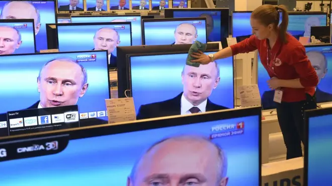 Путин на экранах