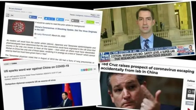 انتشرت تكهنات حول أصل المرض على الانترنت