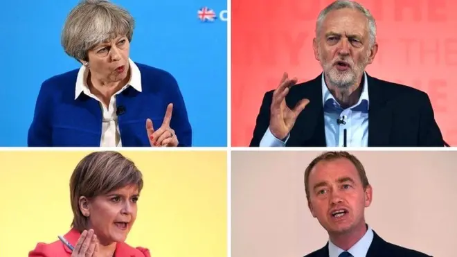 Líderes de diferentes partidos