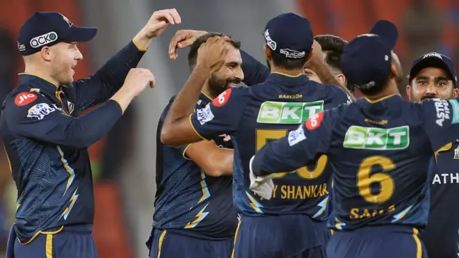 गुजरात टाइटंस की टीम फ़ाइनल में पहुंची