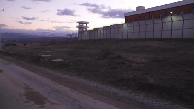 Watchtower at the prison in Gjilan