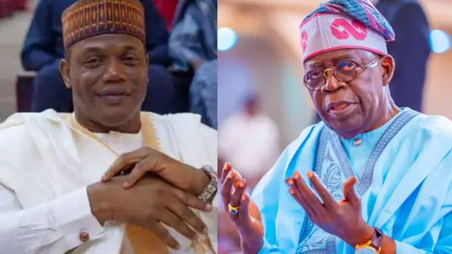 Aworan Muhammed Babangida ati Aarẹ Bola Tinubu
