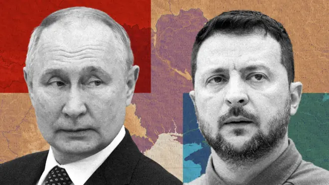 Путін і Зеленський 